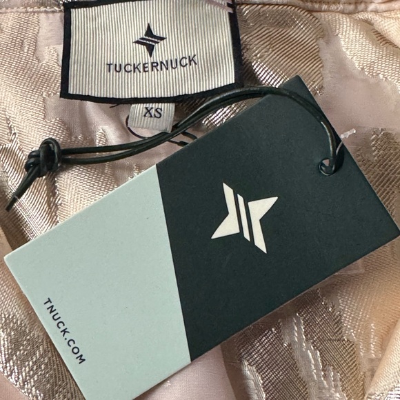 Tuckernuck NEW Champagne Fil Coupe Palmerston Formal Mini Dress Size XS - Picture 7 of 8